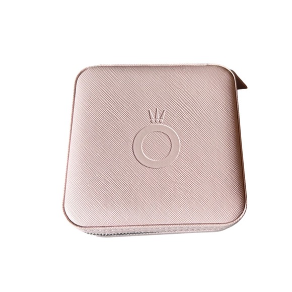 Pandora Pink Jewelry Travel Case Organizer with Mirror - Picture 1 of 7
